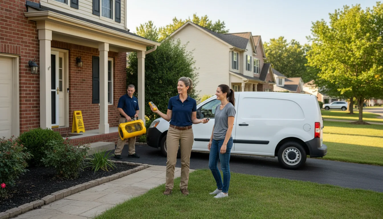 Residential water damage restoration in Aberdeen, ID